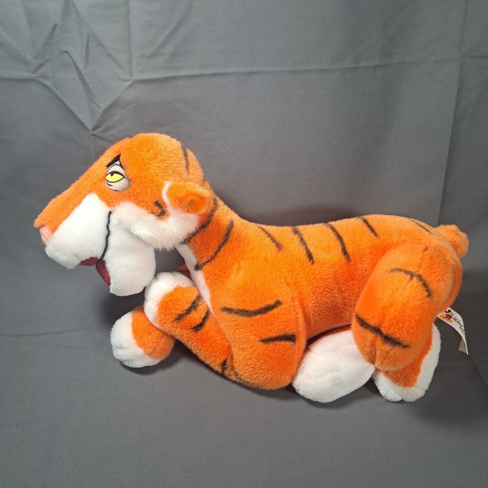Walt Disney World Disney 18" Shere Khan Tiger Jungle Book Plush Orange